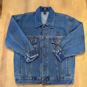 TRUMP Taj Mahal Classic Blue Denim Jacket size S